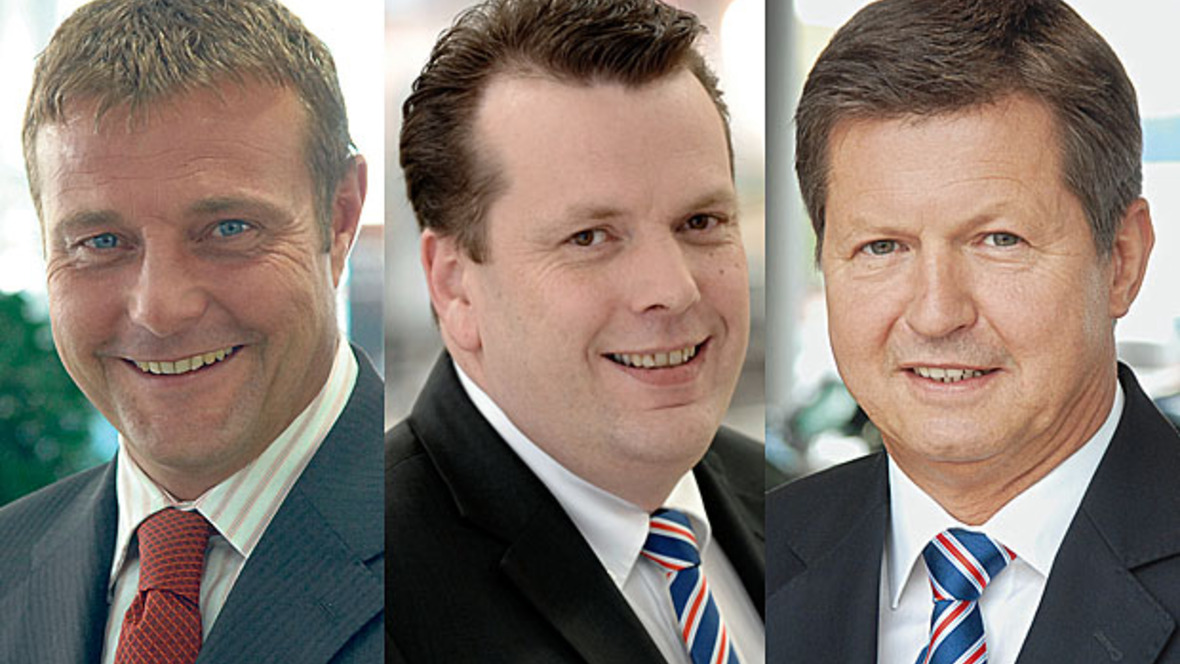 Michael Speh, Stefan Jansen und Reiner Schewior