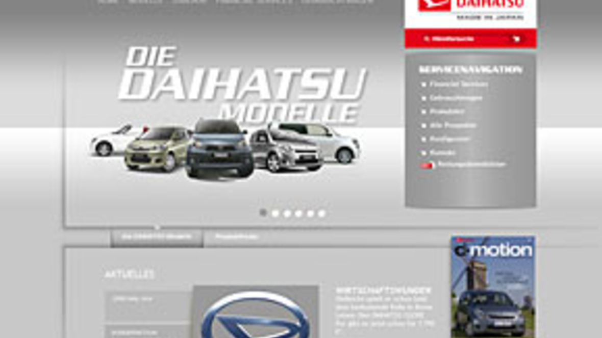 Daihatsu official site