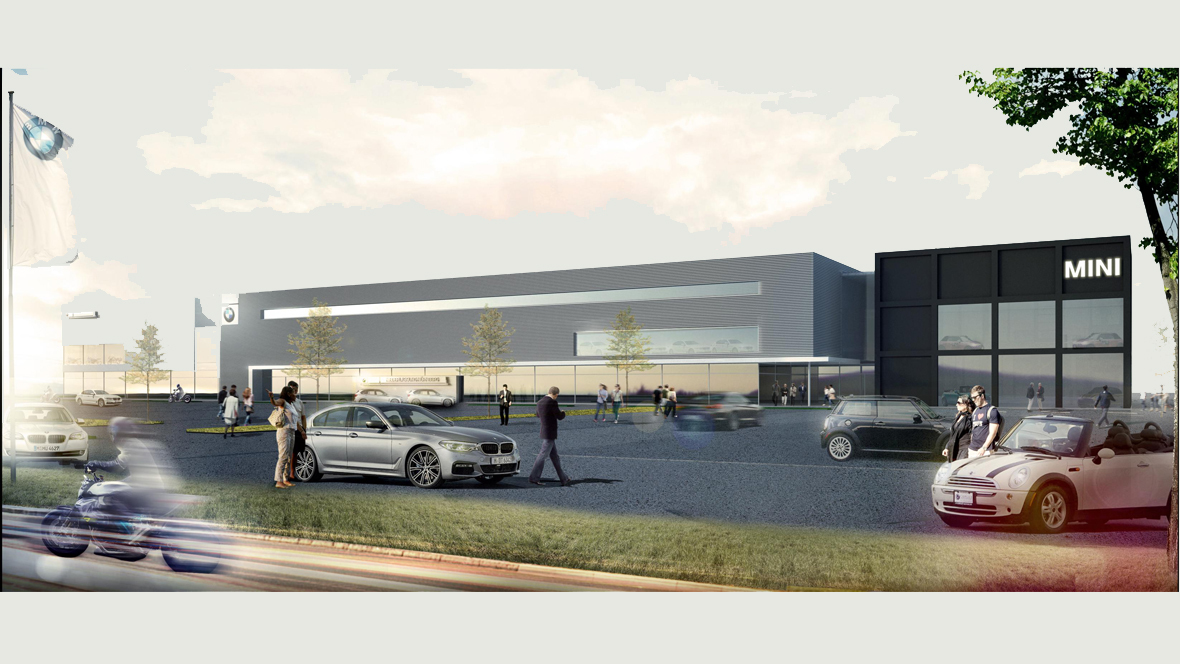 Bmw Niederlassung Nürnberg Autohaus Neu- Und Gebrauchtwagen Werkstatt Neubau BMW-Niederlassung Nürnberg - autohaus.de