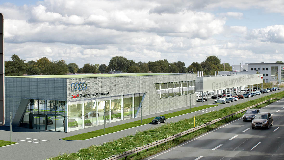 Audi Center Dortmund Hülpert Az Gmbh Spatenstich: Hülpert baut neues Audi-Zentrum Dortmund - autohaus.de