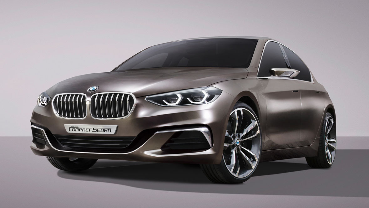 Bmw Concept Compact Sedan Kleiner Bruder Fur Den 3er Autohaus De