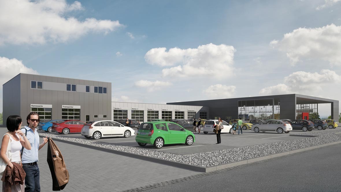 Großer Neubau in Köln-Porz - autohaus.de