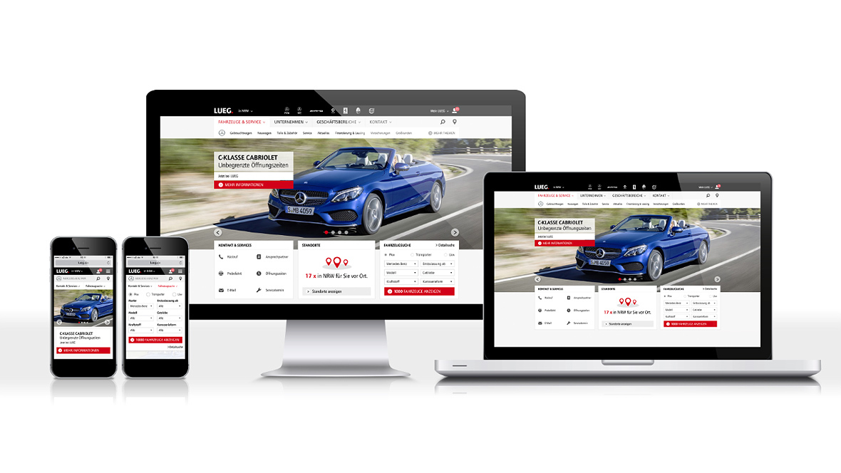 Website mit Stern