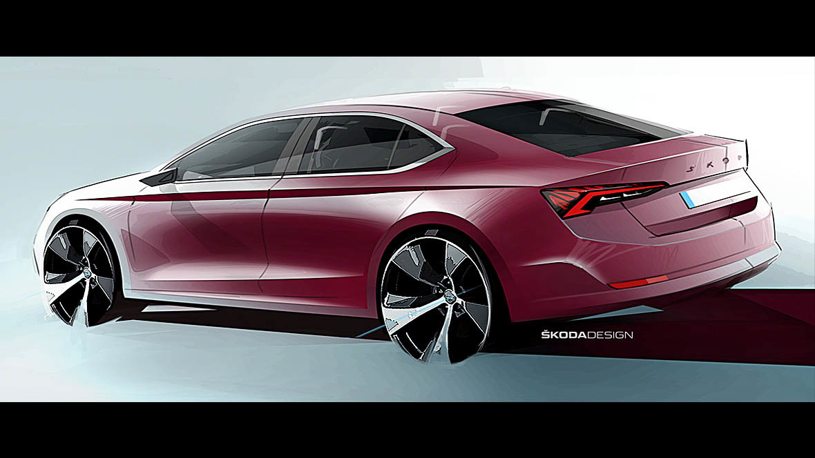 Skoda Octavia Skizze (2020)