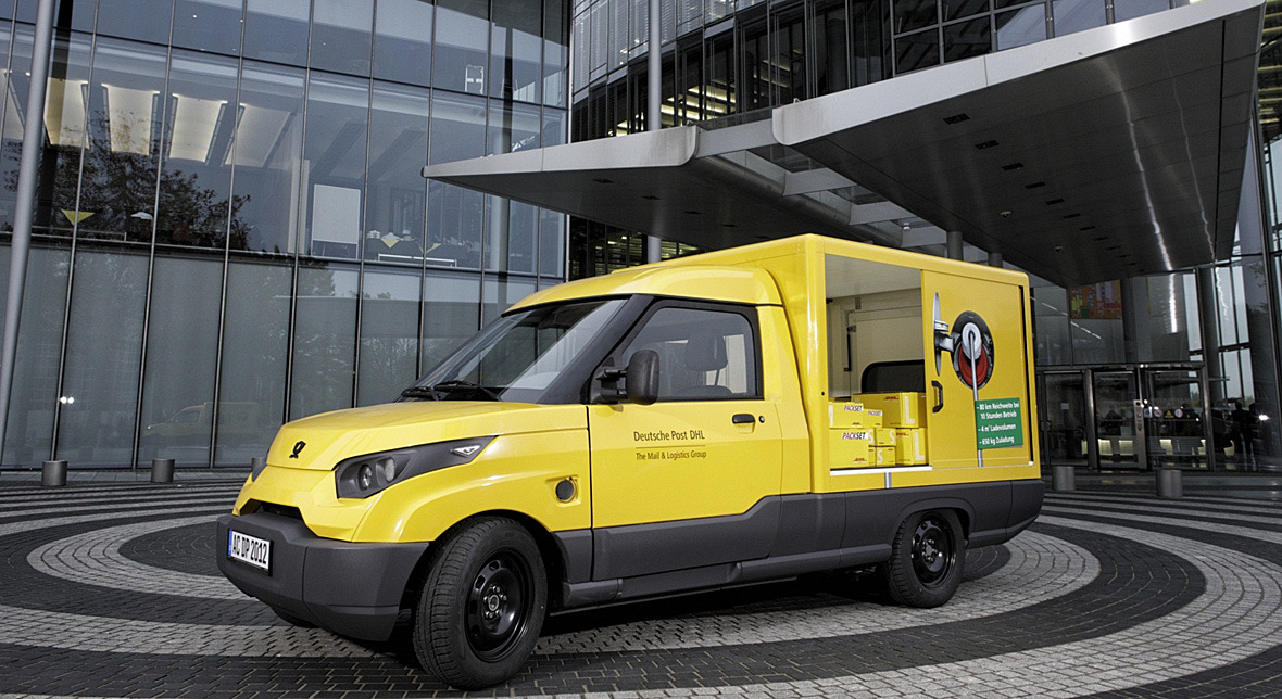 Postlieferwagen von Streetscooter